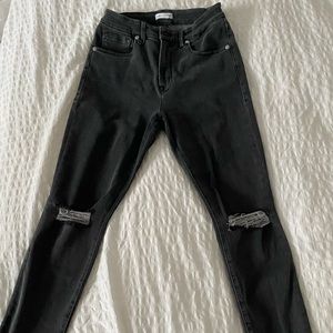 Good American grey jeans